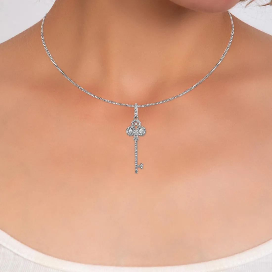 Collier Femme So Charm - B3081-ARGENT - Collier Mode Argenté