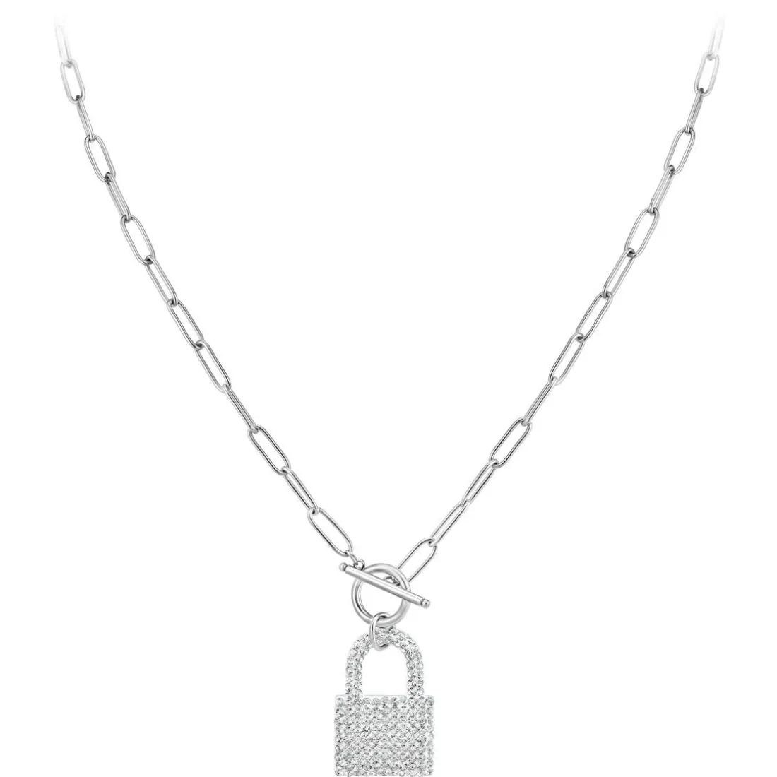 Collier Femme So Charm - B3139-ARGENT - Collier Cadenas Argenté
