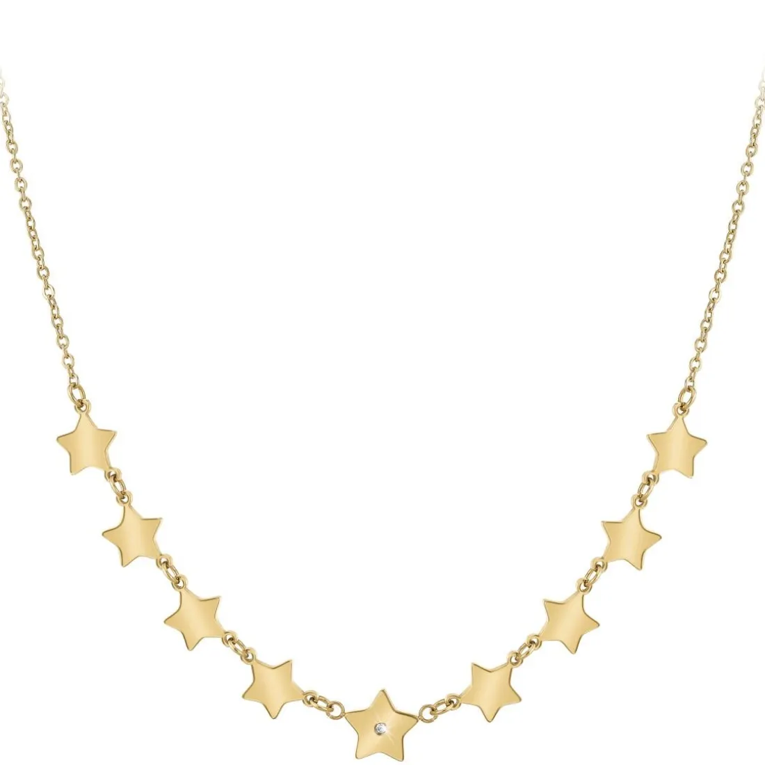 Collier Femme So Charm - BD3116-DORE-DIAMANT - Collier Mode Doré