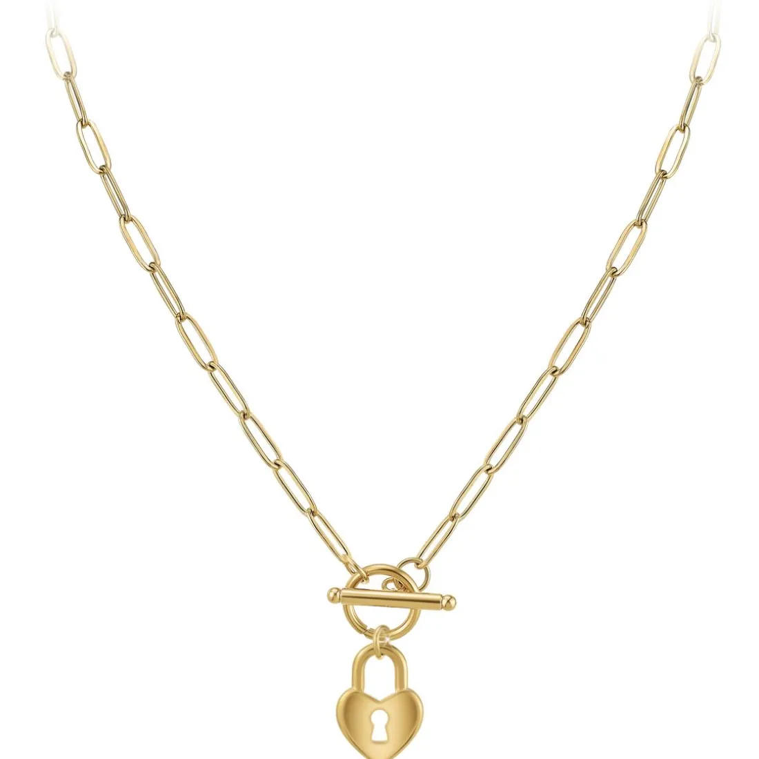 Collier Femme So Charm - B3230-DORE - Collier Coeur Doré