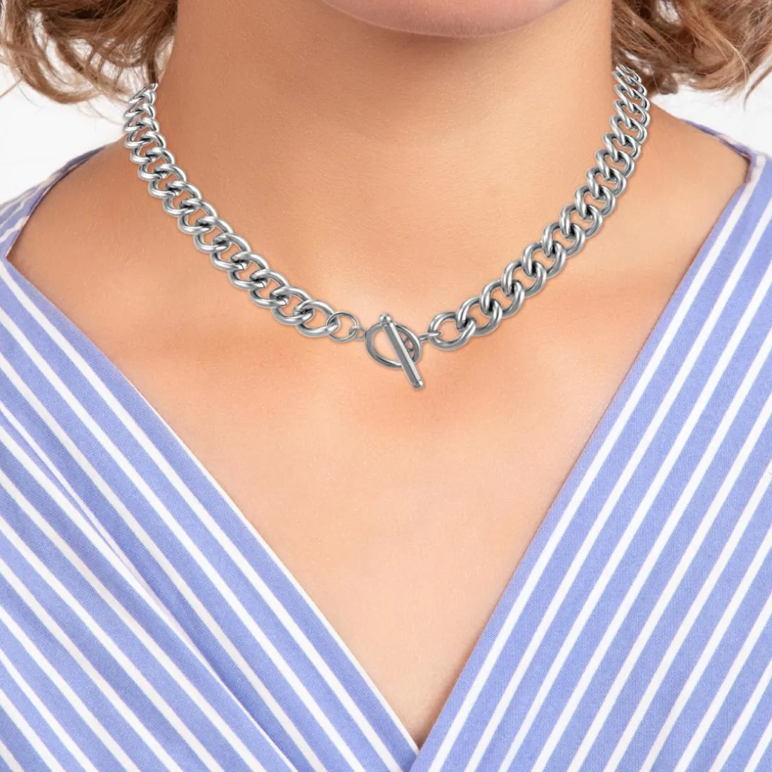 Collier Femme So Charm - B3180-ARGENT - Collier Mode Argenté