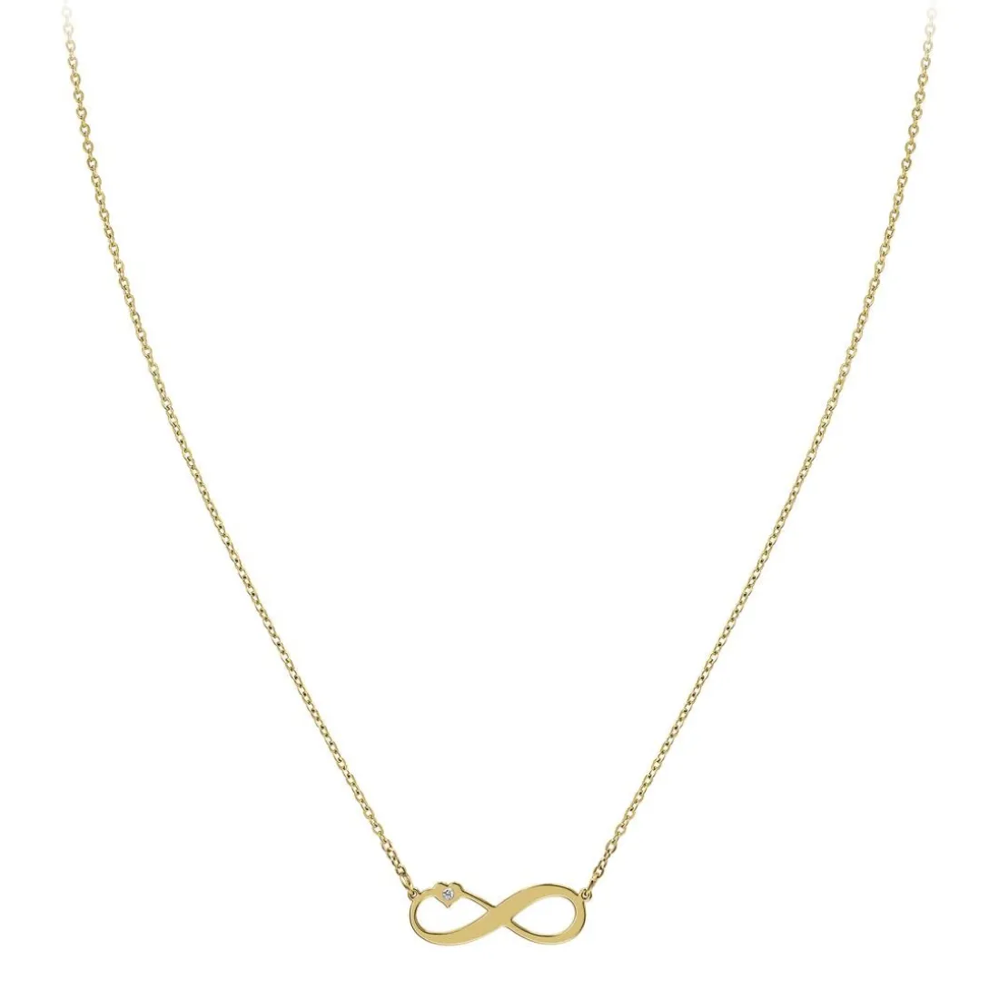 Collier Femme So Charm - BD4099-DORE - Collier Infini Doré