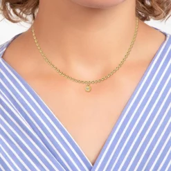 Collier Femme So Charm - BD2385-DORE-DIAMANT - Collier Mode Doré