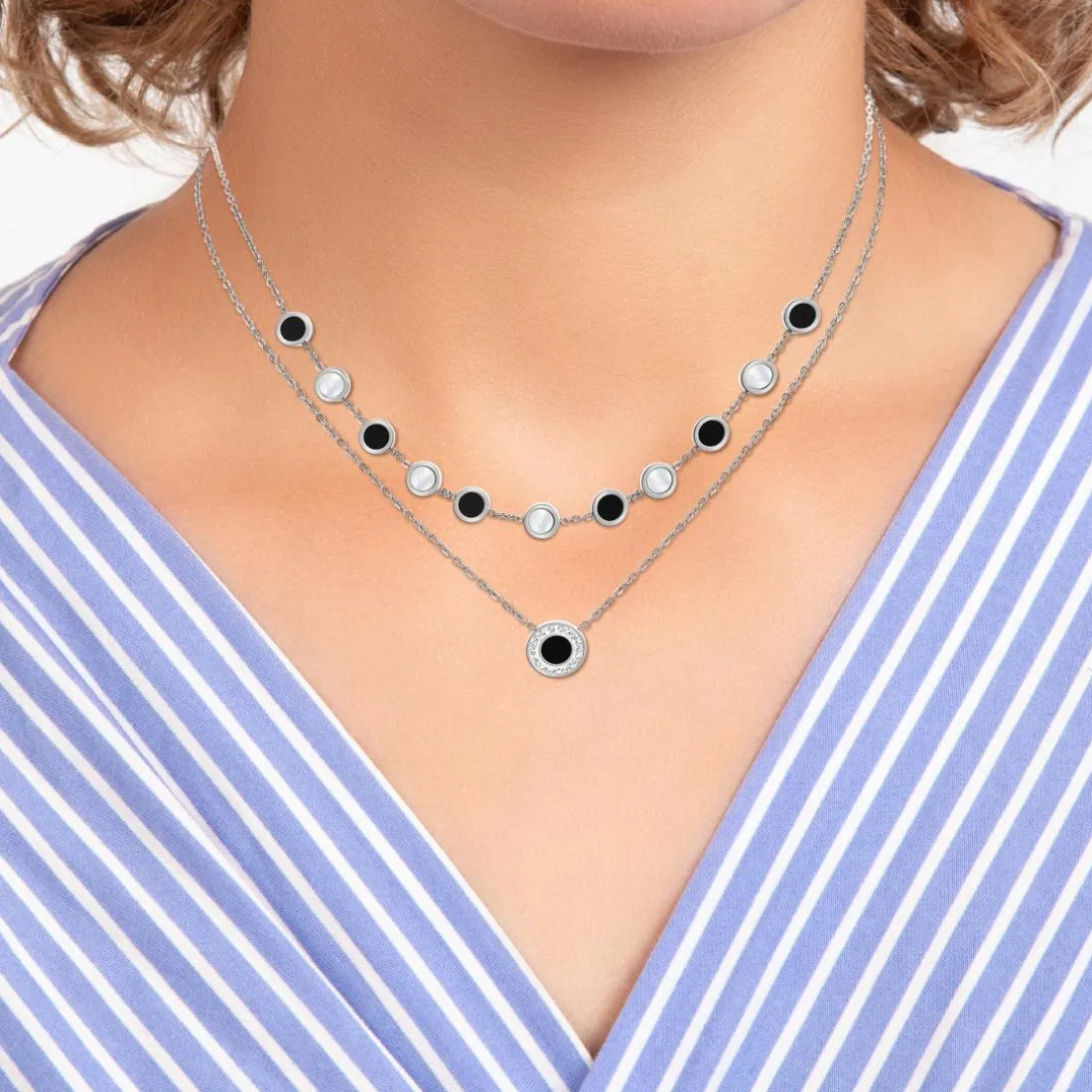 Collier Femme So Charm - B4046-ARGENT - Collier Mode Argenté