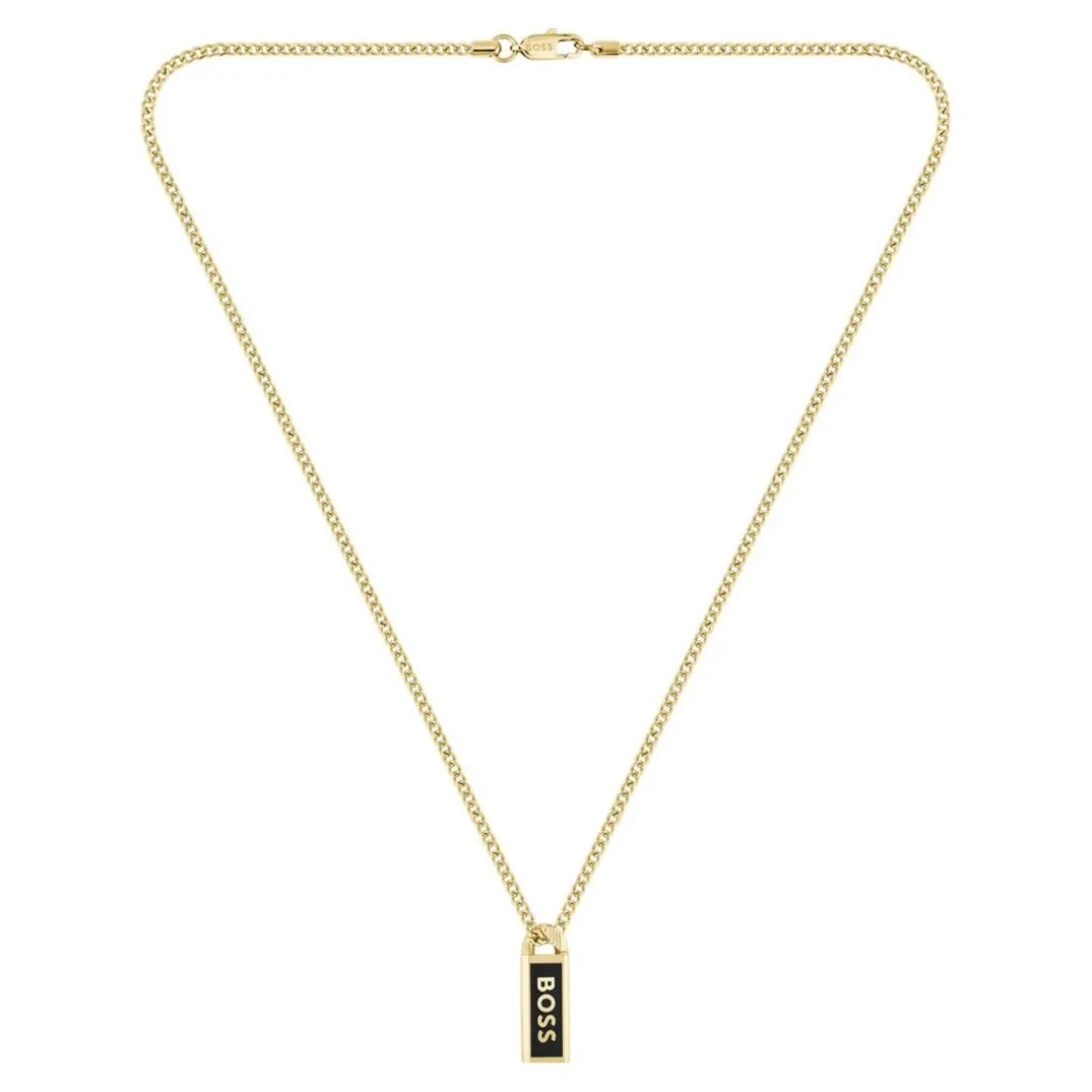 Collier Homme Boss Bijoux Kassy Emblem - 1580678 Acier Doré