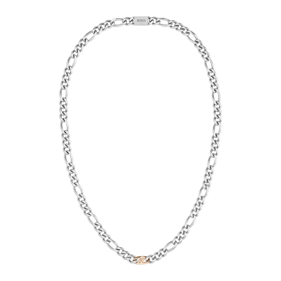 Collier Homme Boss Bijoux Rian - 1580586 Acier Doré Rose