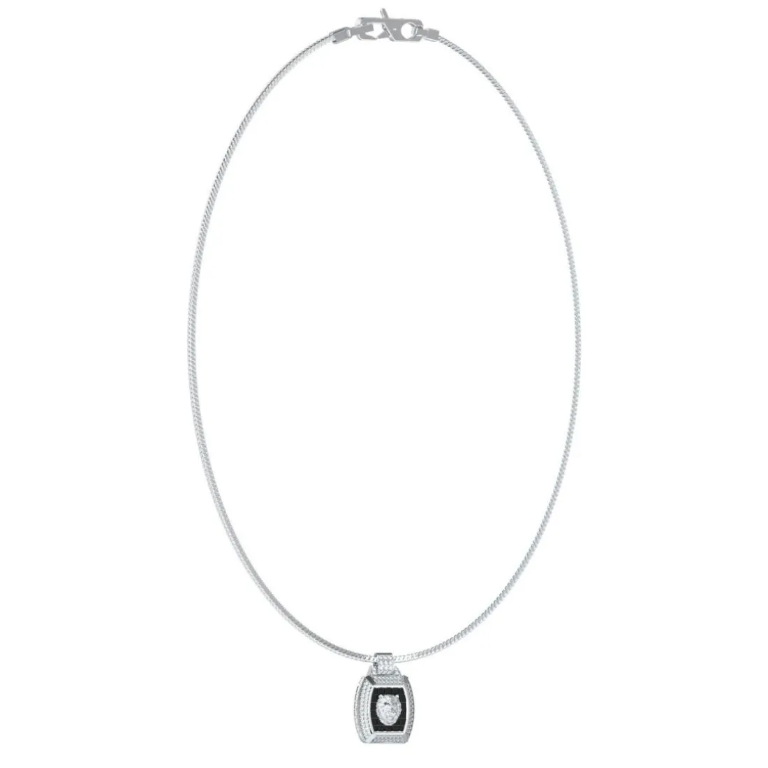 Collier Homme Guess Bijoux Lion King JUMN05001JWST Acier Acier
