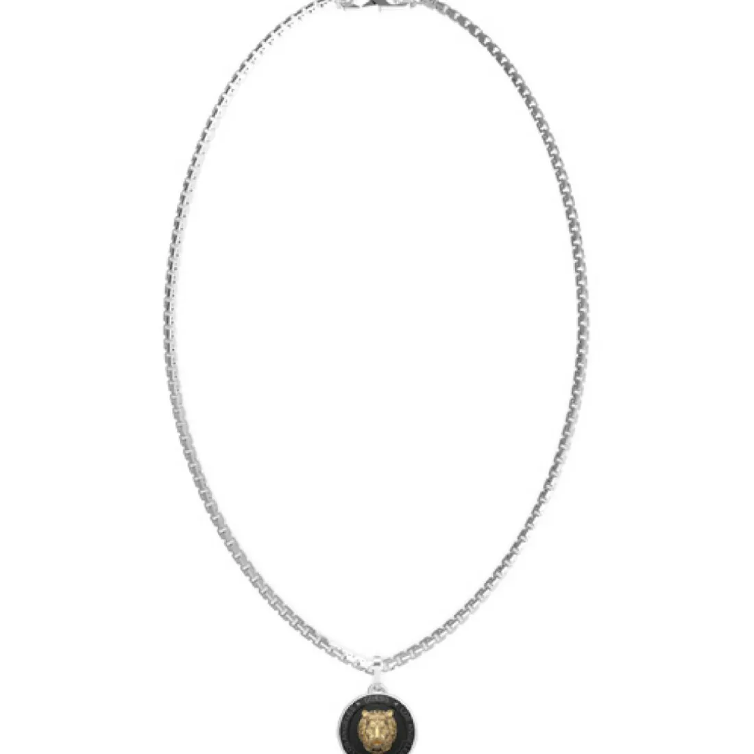 Collier homme JUMN01316JWSTYB - Acier Argent