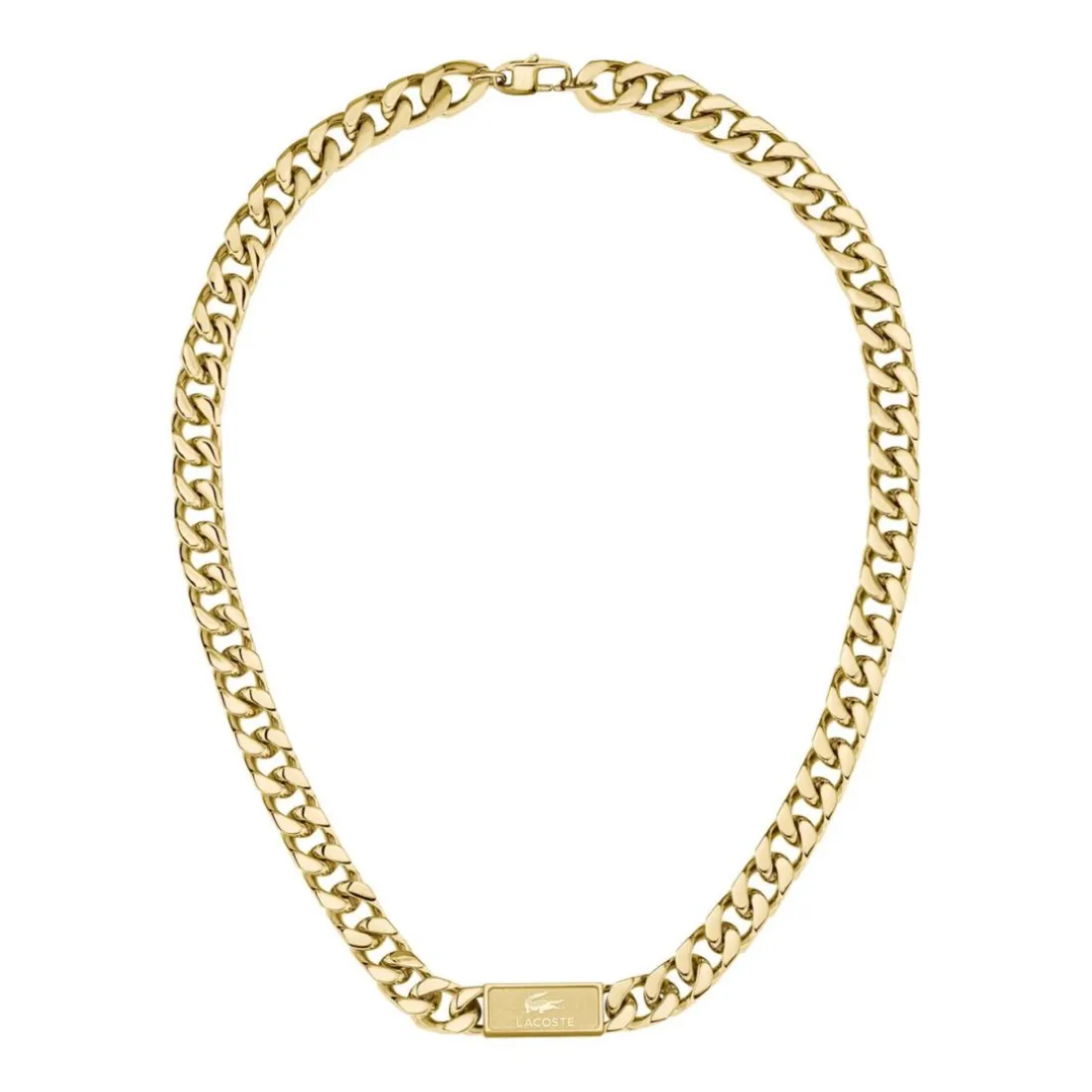 Collier Homme Lacoste Backhand - 2040434 Acier Doré