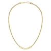 Collier Homme Lacoste Script - 2040524 Acier Doré