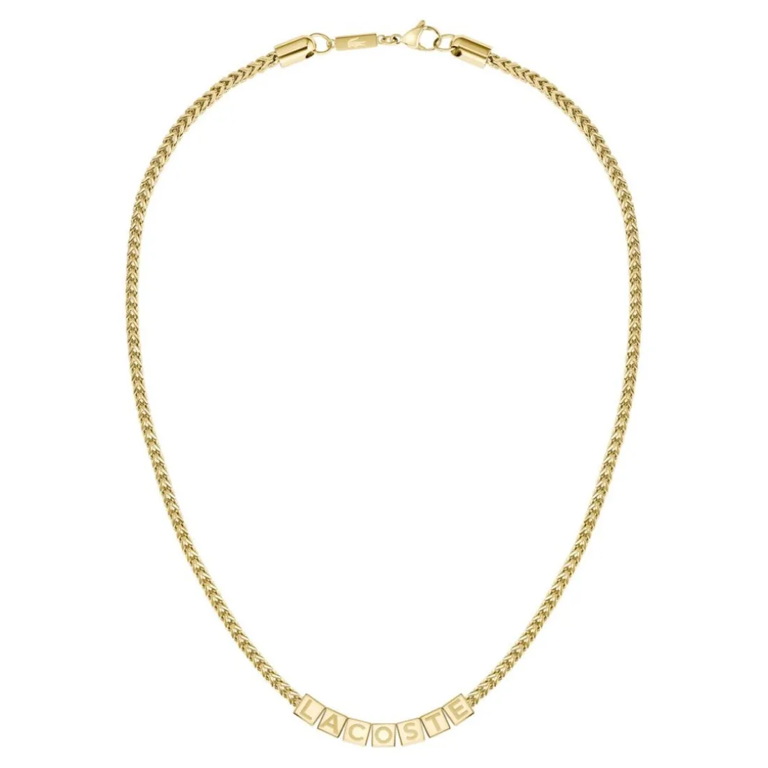 Collier Homme Lacoste Script - 2040524 Acier Doré