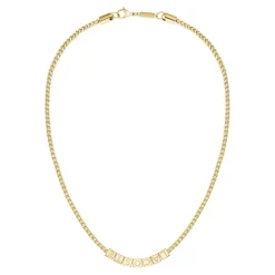 Collier Homme Lacoste Script - 2040524 Acier Doré