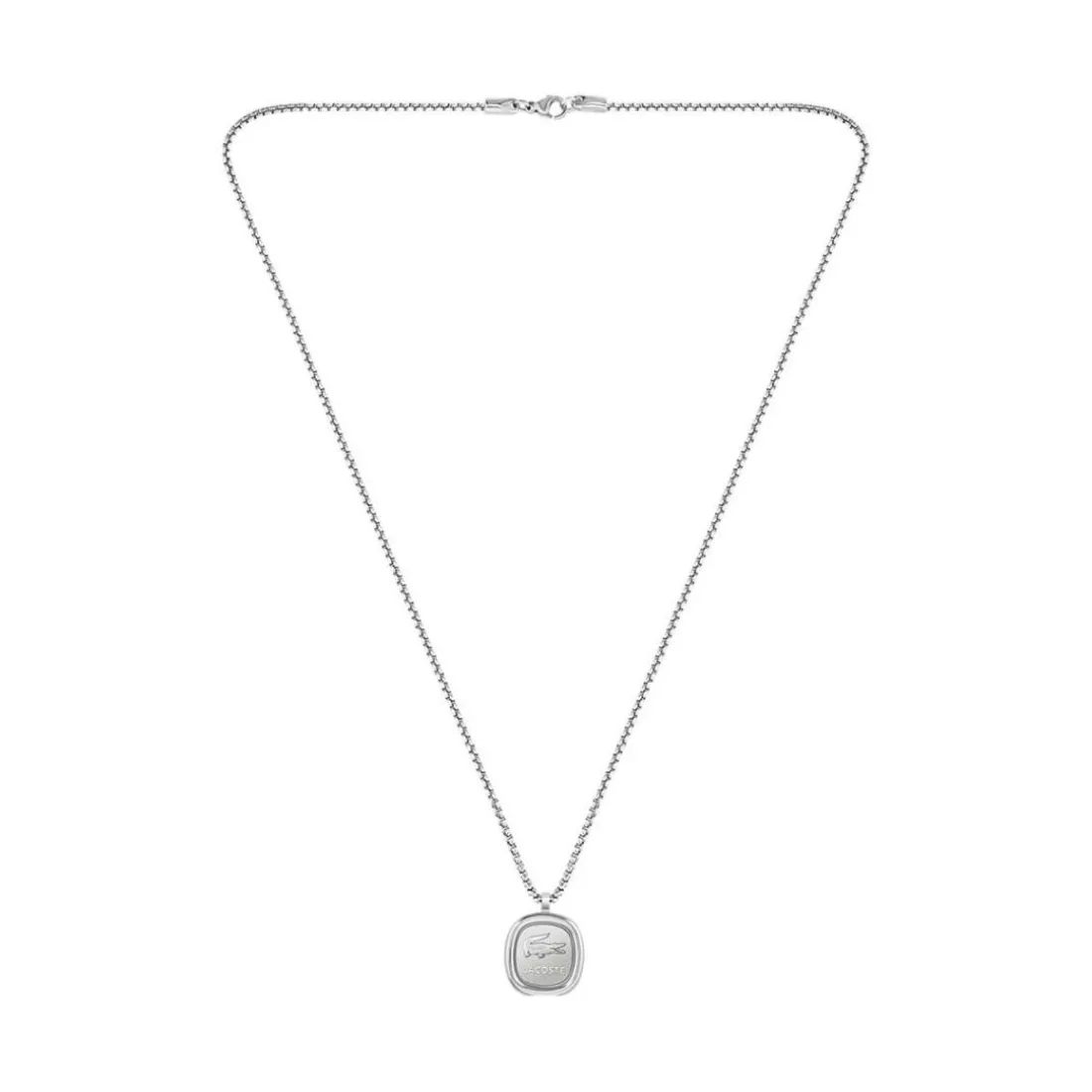 Collier Homme Lacoste Vigor - 2040410 Acier Argent