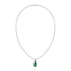 Collier HommeLacoste Arthor - 2040228 Acier Vert