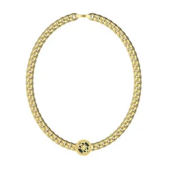 Collier JUMN02112JWYGBK Guess Bijoux 4G ICON