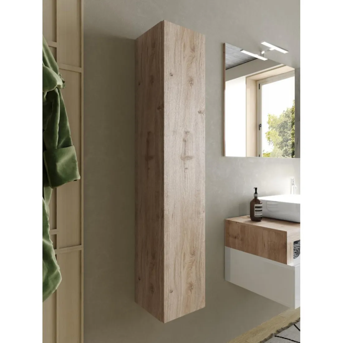 Colonne 1 Porte à poser Ancona Système Push Pull 138 cm