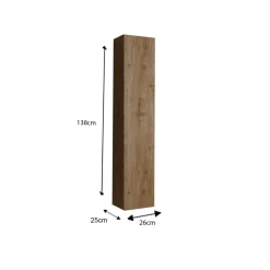 Colonne 1 Porte à poser Ancona Système Push Pull 138 cm