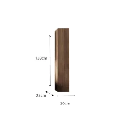 Colonne 1 Porte à poser Système Push Pull 138 cm