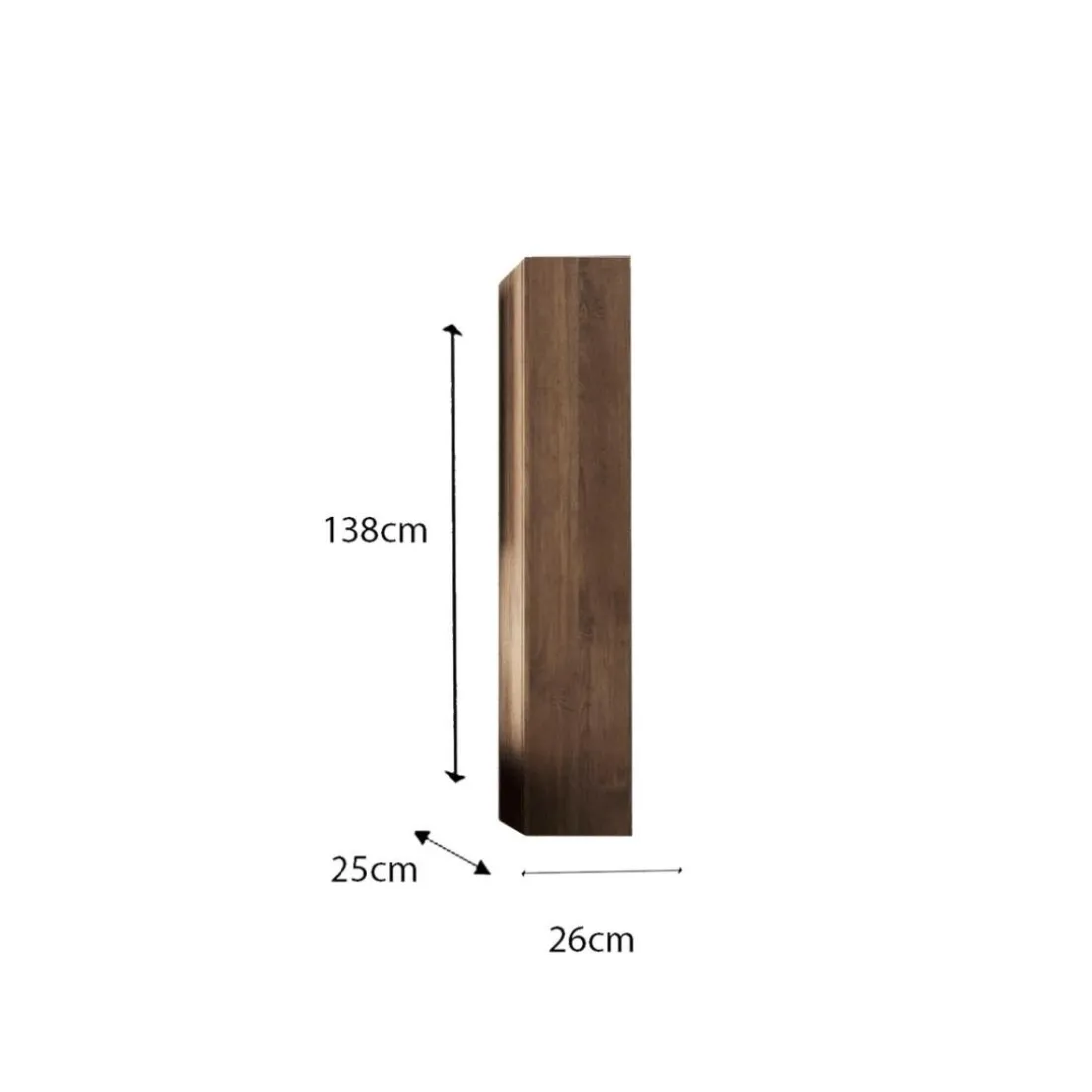 Colonne 1 Porte à poser Système Push Pull 138 cm