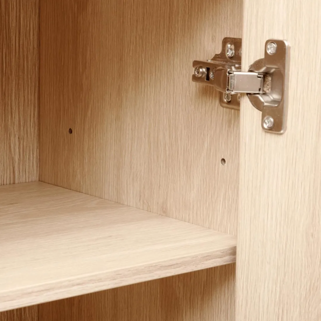 Colonne 2 portes Abana bois clair