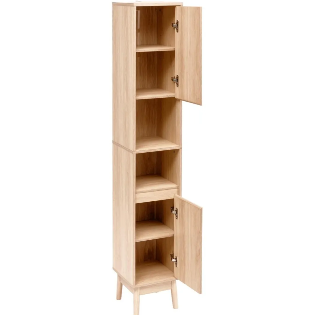 Colonne 2 portes Abana bois clair