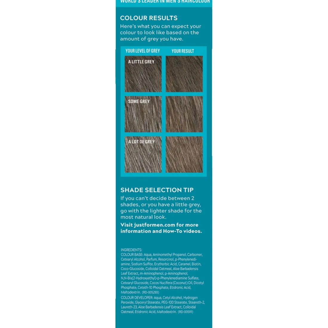 COLORATION BARBE - Chatain Moyen Clair-Just For Men