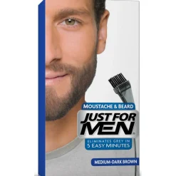 COLORATION BARBE Châtain Moyen Foncé - Couleur naturelle-Just For Men