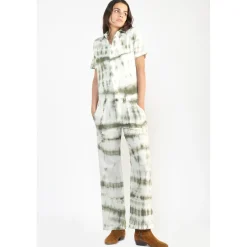Combinaison droit en jeans WAGGA vert