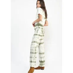 Combinaison droit en jeans WAGGA vert