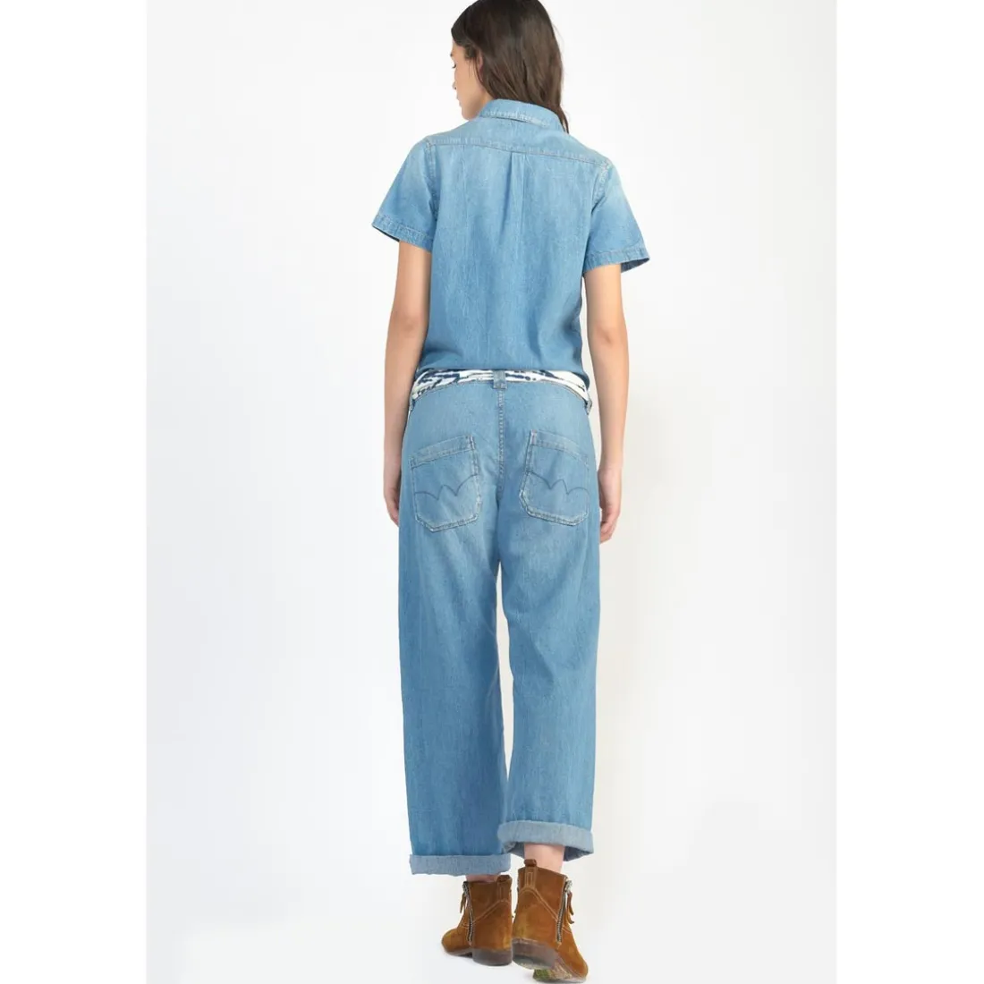 Combinaison droit en jeans WAGGA bleu