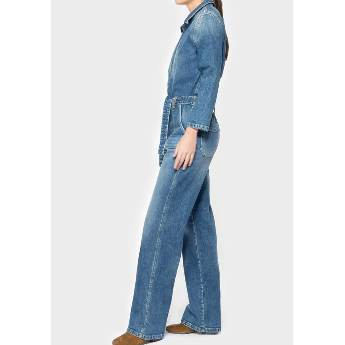 Combinaison droit en jeans EASY bleu