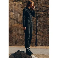 Combinaison loose, large en jeans COSA noir