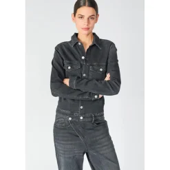 Combinaison loose, large en jeans COSA noir