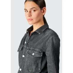 Combinaison loose, large en jeans COSA noir