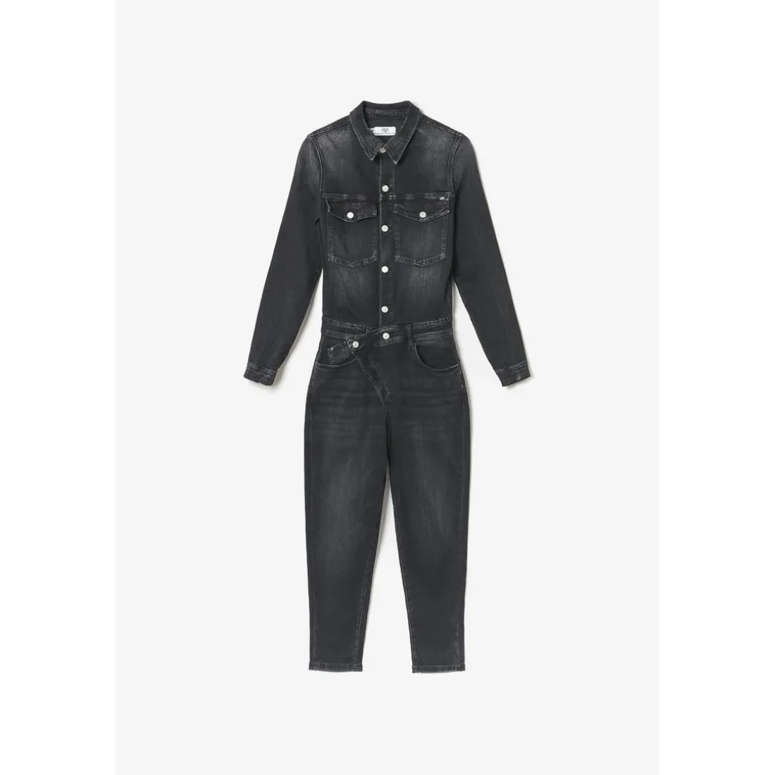Combinaison loose, large en jeans COSA noir