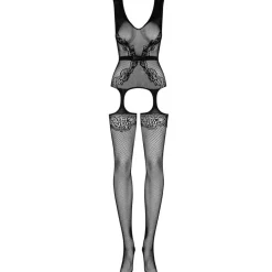 Combinaison résille noire