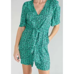 Combinaison short AMIRA bleu