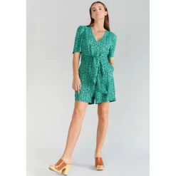 Combinaison short AMIRA bleu
