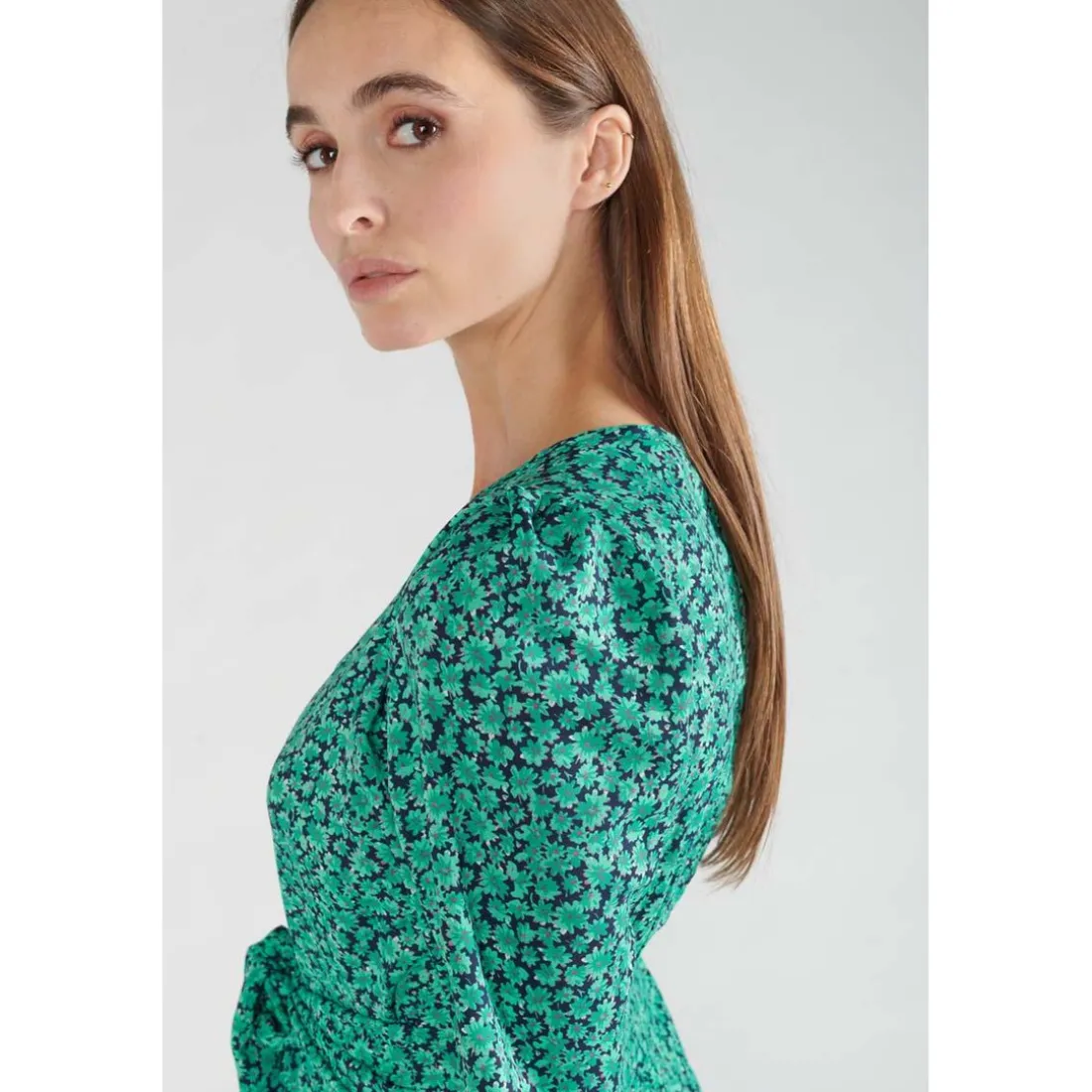 Combinaison short AMIRA bleu