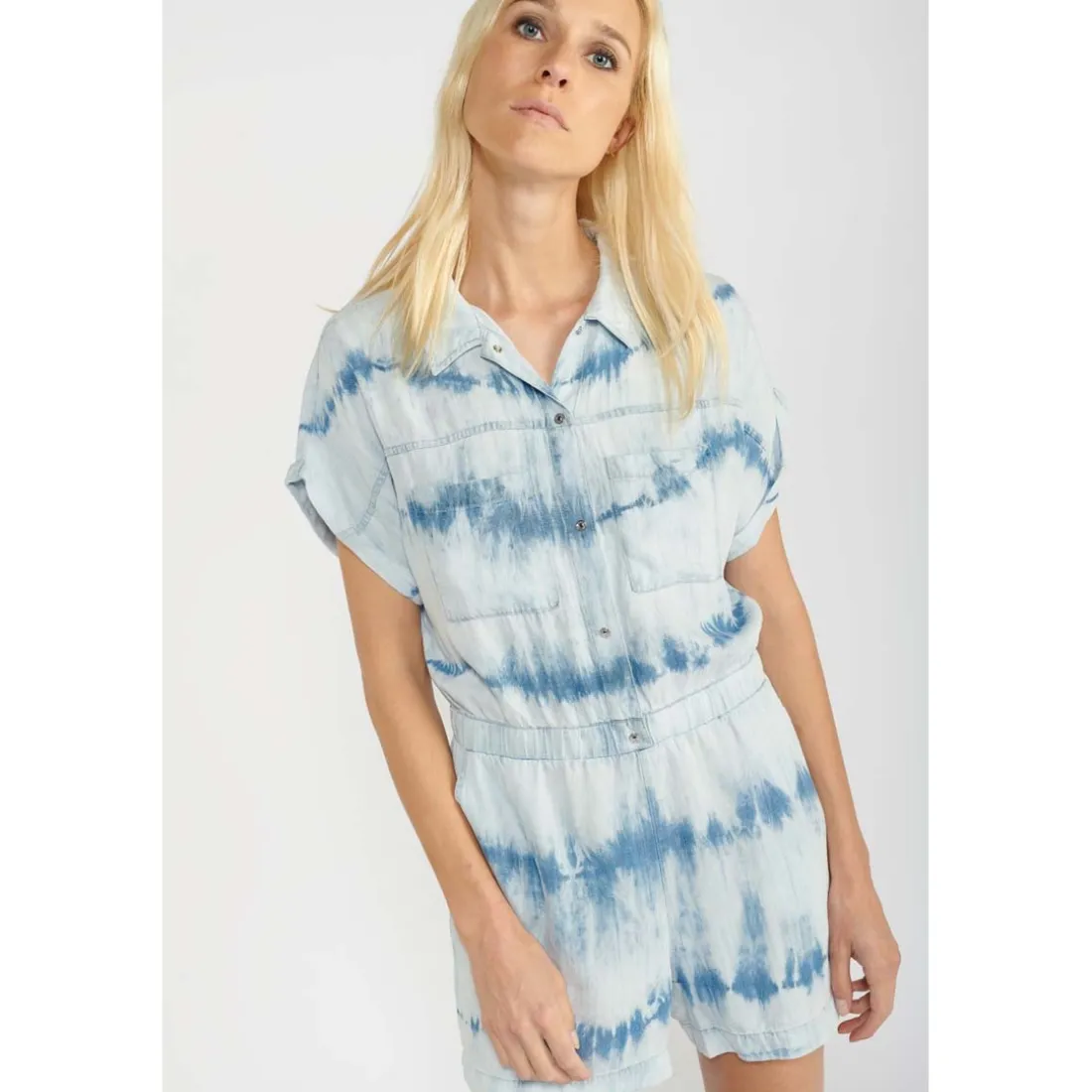 Combinaison short HELLAS bleu