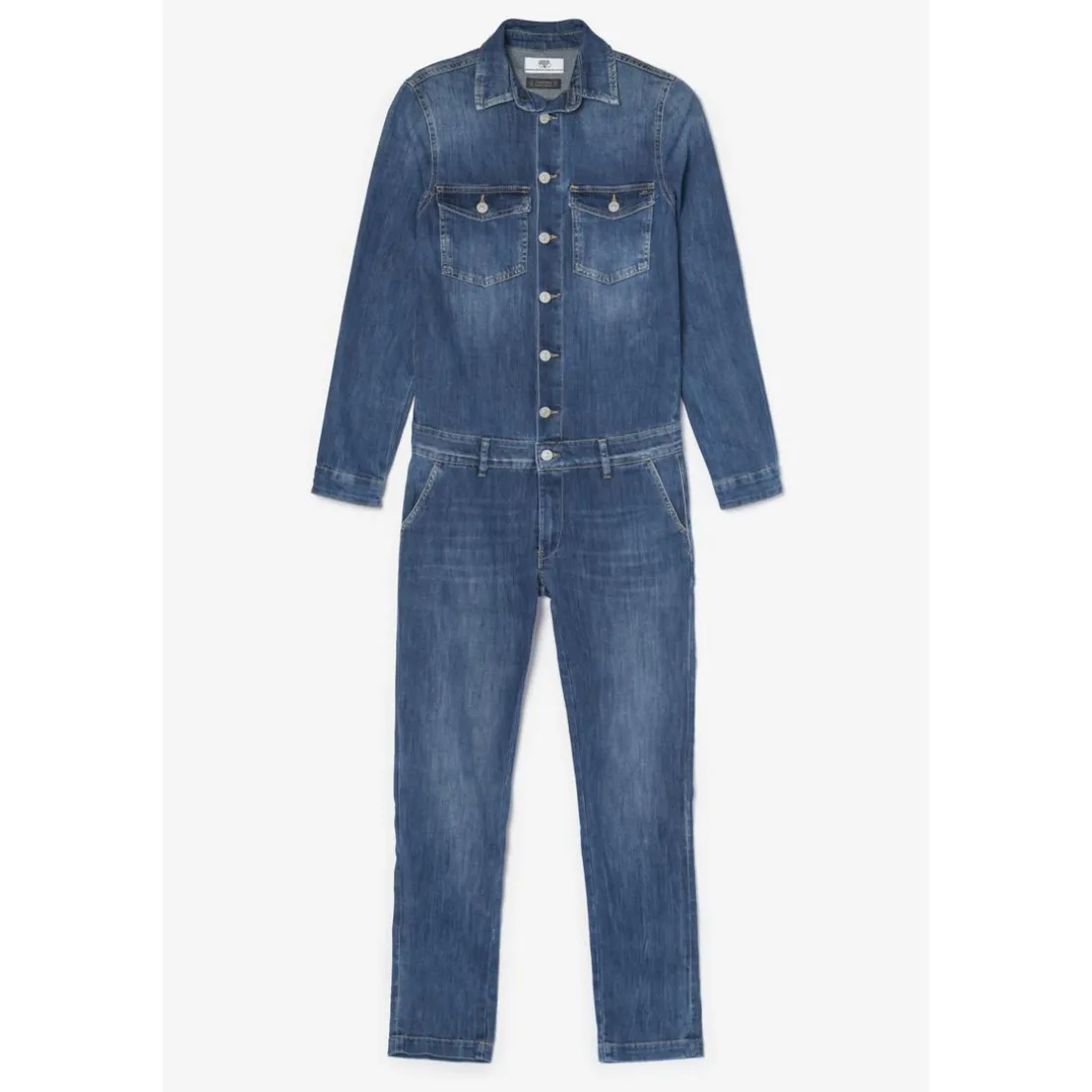 Combinaison skinny en jeans SENA bleu