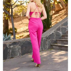 Combi-pantalon LISEL fuchsia
