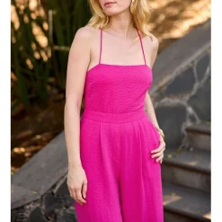 Combi-pantalon LISEL fuchsia