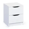 Commode à 2 tiroirs Blanc MAURATI