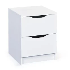 Commode à 2 tiroirs Blanc MAURATI