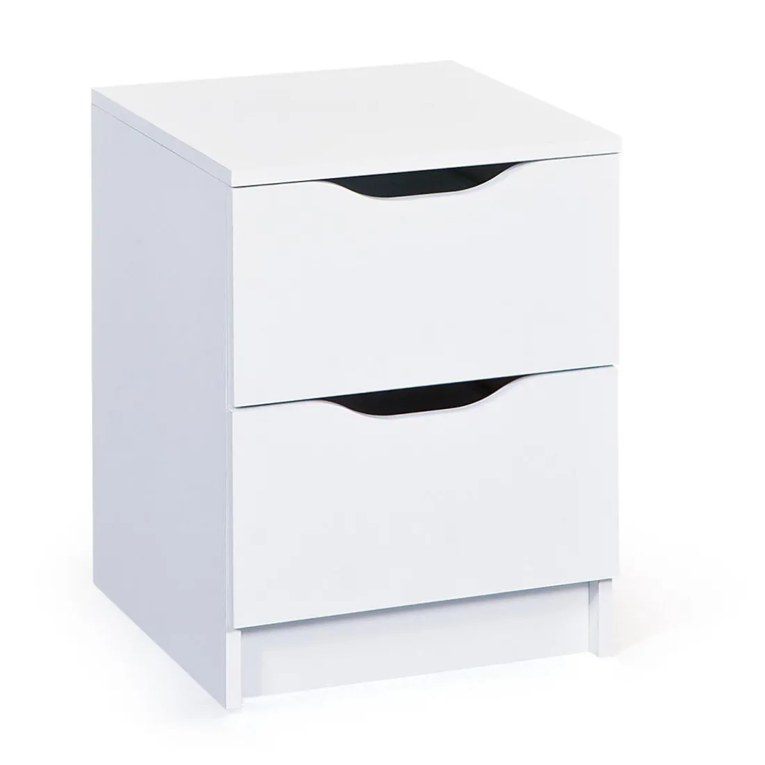Commode à 2 tiroirs Blanc MAURATI