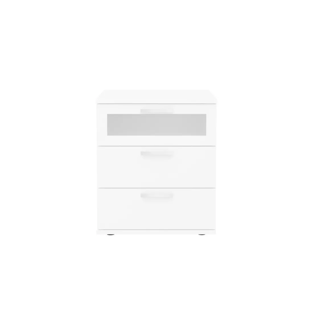 Commode à 3 Tiroirs Blanc SPARROW 2