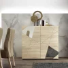 Commode 2 portes beige