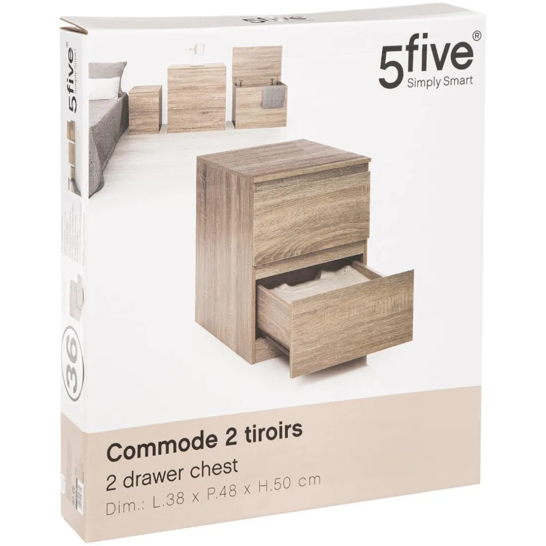 Commode 2 Tiroirs