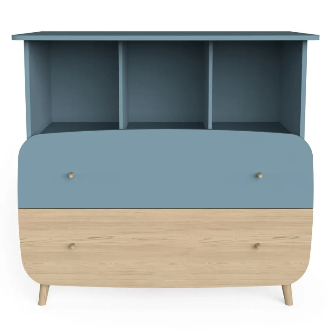 Commode 2 tiroirs avec 3 niches FIRMIANA